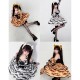 Spicy Tiger Print Sweet Lolita Top + Skirt + Sleeves 3pc Set (DH339)